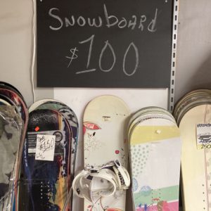 Liquidation de planches à neige